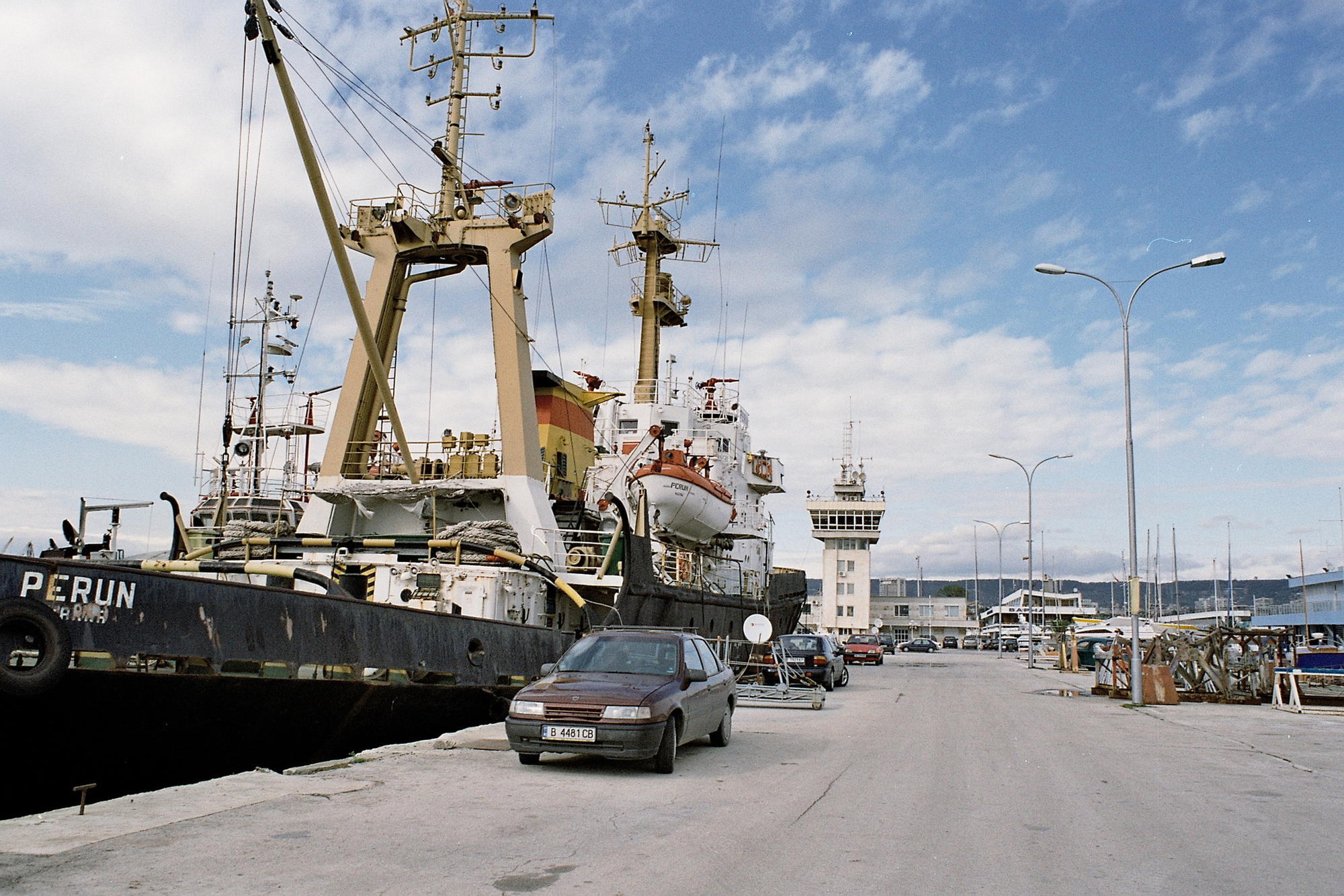 former rescue ship 'perun' resting in port of varna - east, october 2008