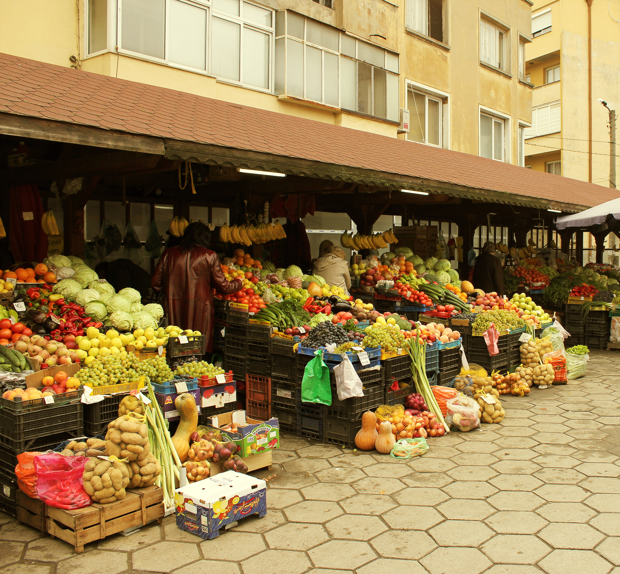 The streets of Haskovo
