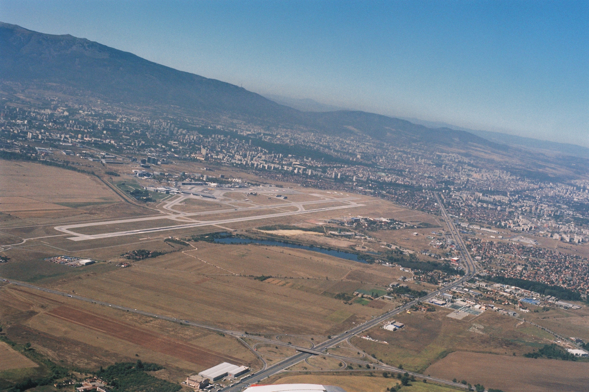 from above