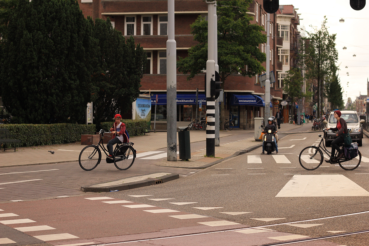 The streets of Amsterdam