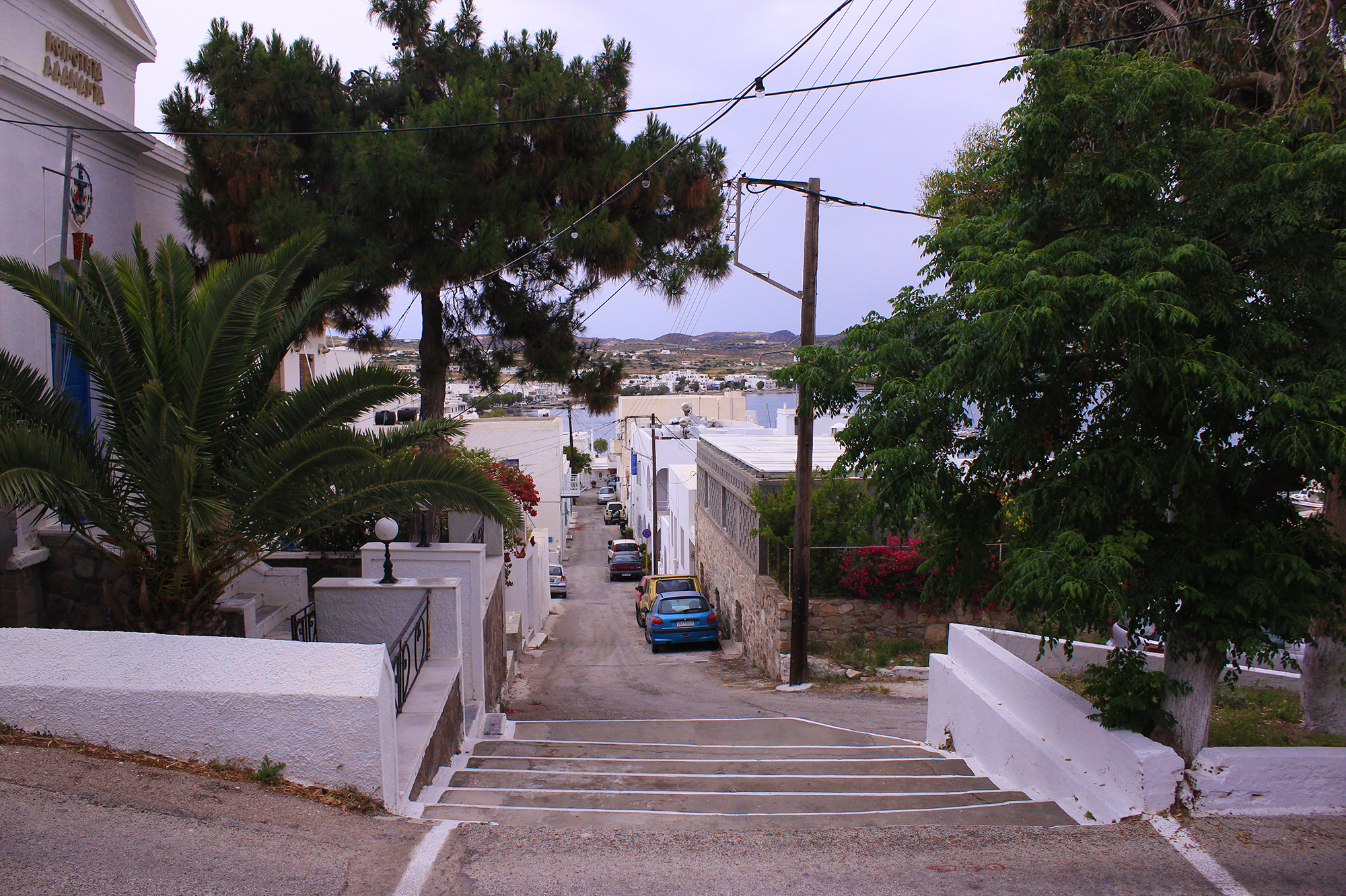 The streets of island Milos